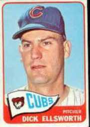 1965 Topps Baseball Cards      165     Dick Ellsworth